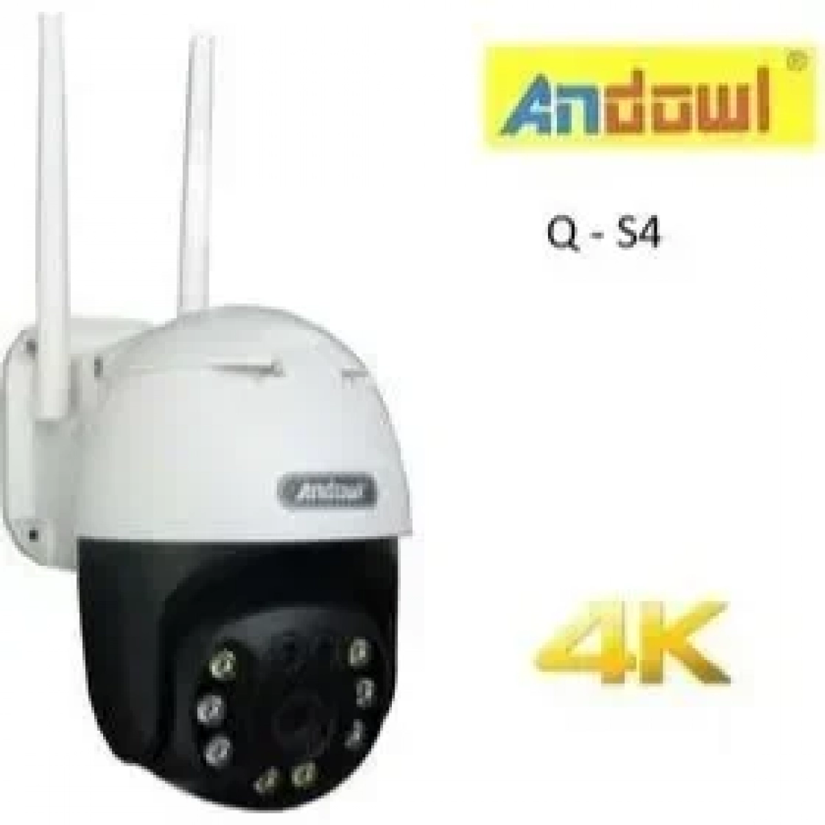 IP Κάμερα Ασφαλείας 4K WiFi AI Dome 360° Andowl Q-S4 - Λευκό