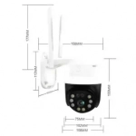 IP Κάμερα Ασφαλείας 4K WiFi AI Dome 360° Andowl Q-S4 - Λευκό