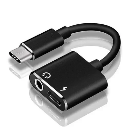 Προσαρμογέας Υποδοχής Ακουστικών Usb Τύπου C Σε Aux 3.5 Mm 2 Σε 1 Foyu Fo-S041