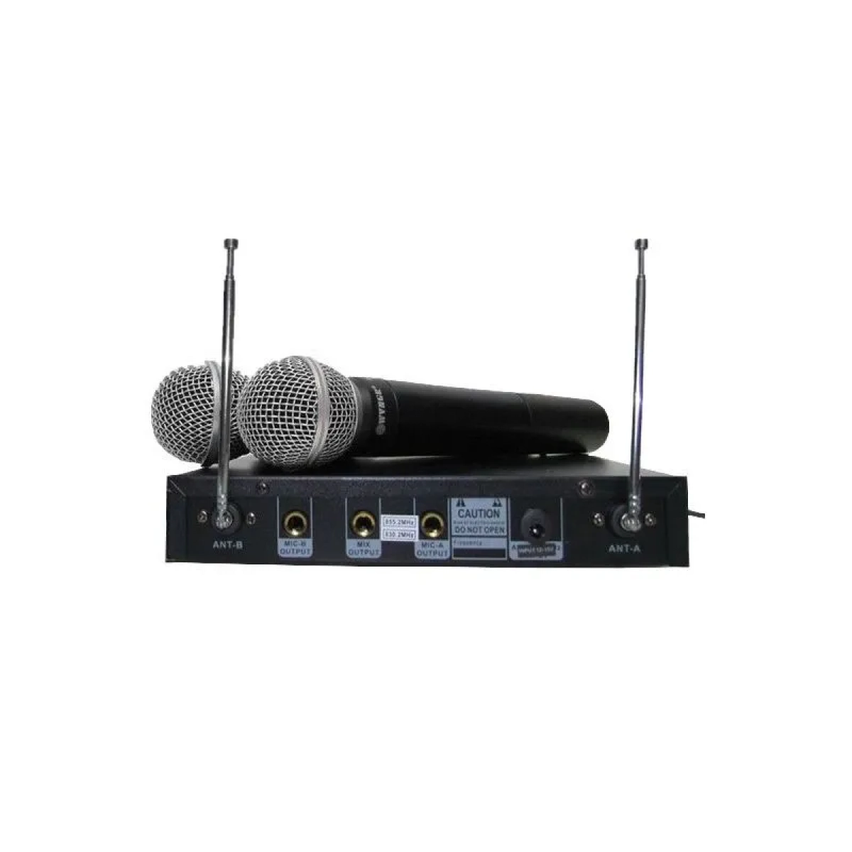 Ψηφιακή Studio Quality Συσκευή για Karaoke με 2 Ασύρματα Μικρόφωνα, WVNGR WG-2009