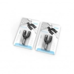 Αντάπτορας 3.5mm Stereo Splitter Audio to Mic & Headset Jack FOYU FO-S035 σε μαύρο χρώμα