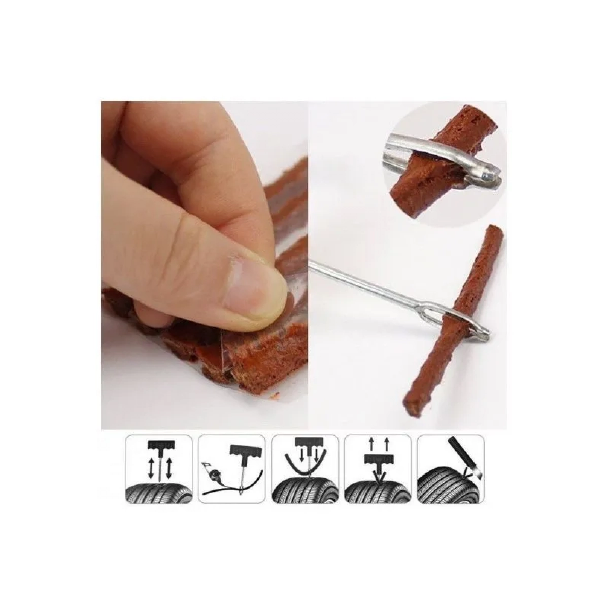 Σετ Επισκευής Ελαστικών, Tubeless Tire Repair Kit