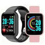 Y68 Smart Watch - Fitness Tracker, Μαύρο - Photo7