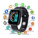 Y68 Smart Watch - Fitness Tracker Black