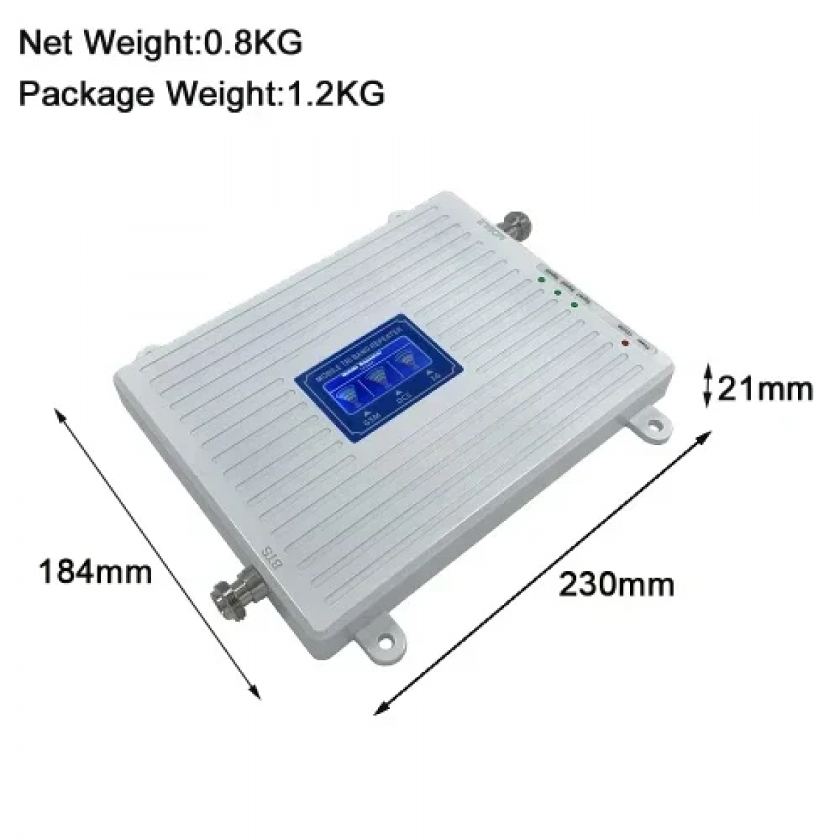 Ενισχυτής σήματος Mobile Signal Booster 2g 3g 4g With Patch Panel Antenna, Lmr300 Cable & Connectors