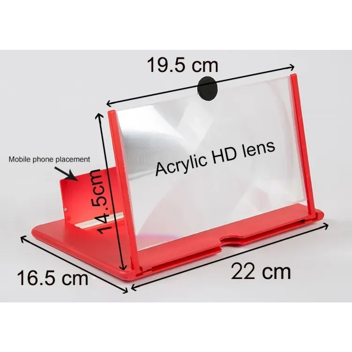 MOBILE STAND VIDEO AMPLIFIER BLACK