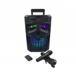 WIRELESS KARAOKE SPEAKER-WITH FREE MIC RX-801E BLACK - Image 2