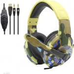 Komc G305 Over Ear Gaming Headset Navy Camouflage (2x3.5mm / USB)