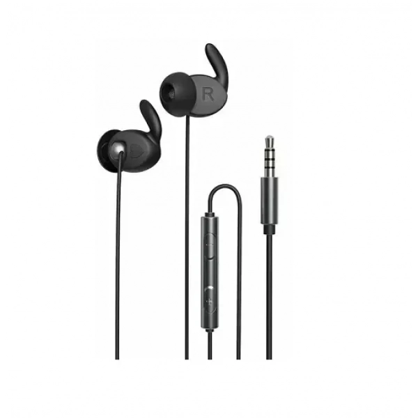 METAL WIRED EARPHONE RM-625 BLACK