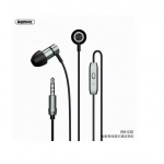 METAL WIRED EARPHONE RM-630 BLACK