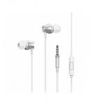METAL WIRED EARPHONE RM-202 WHITE