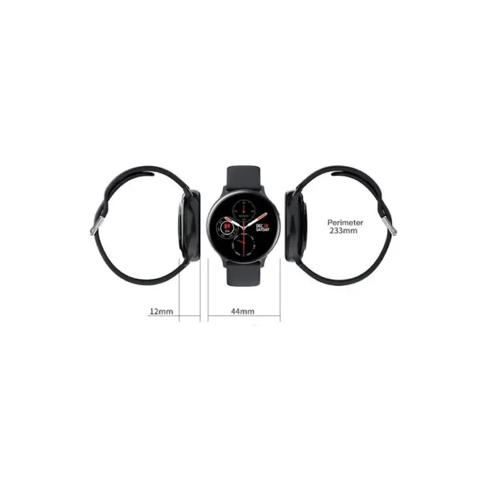 Andowl Έξυπνο Ρολόι,Sports Watch Για Τρέξιμο, Καρδιακός Ρυθμός, Θερμίδες, Υπενθύμιση Τηλεφώνου-X2 Μαύρο