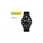 Andowl Έξυπνο Ρολόι,Sports Watch για τρέξιμο, καρδιακός ρυθμός, θερμίδες, υπενθύμιση τηλεφώνου-X2 μαύρο
