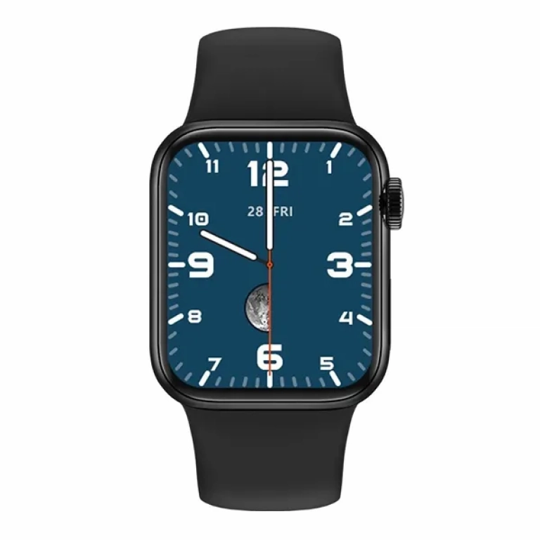 OEM Smartwatch HW12 Split Screen Health Monitor Bluetooth Call Play Music 40mm Μαύρο