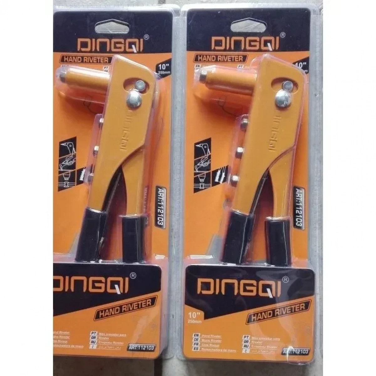 DingQi Professional 10.5Inch Aluminium Hand Riveter
