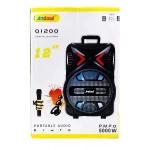 Φορητό Σύστημα αυτόνομο 12'' Karaoke 250W USB-MP3 Bluetooth Andowl Q1200 - Image 7