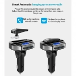 Ηandsfree Αυτοκινήτου Bluetooth Αναπτήρα με MP3 Player και Διπλό Φορτιστή - Hands Free Car Kit FM