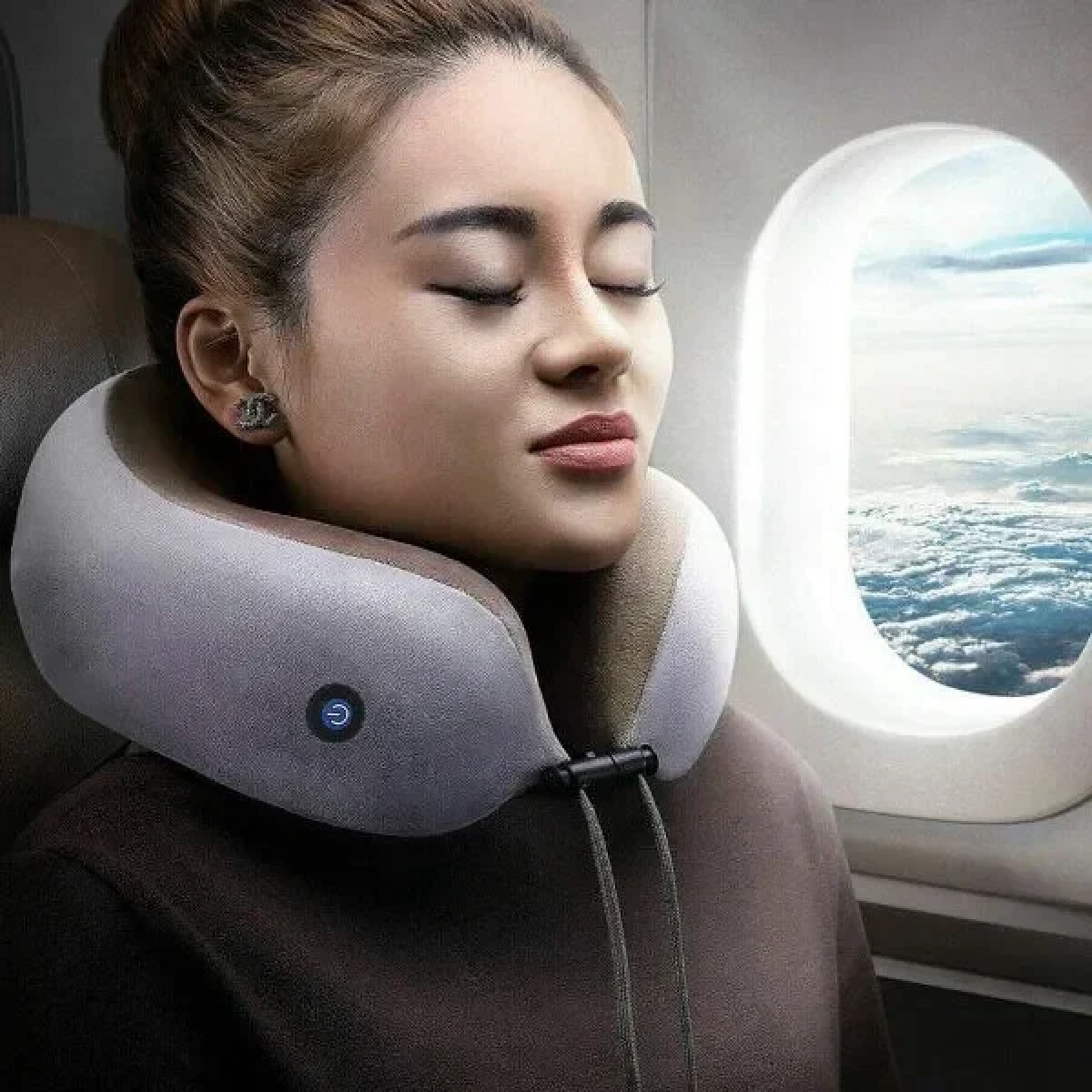 Ηλεκτρικό μαξιλάρι μασάζ λαιμού U-Sahped Massage Pillow Andowl Q-C46