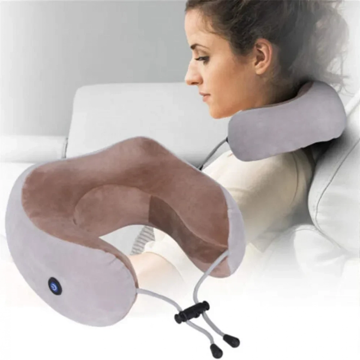 Ηλεκτρικό μαξιλάρι μασάζ λαιμού U-Sahped Massage Pillow Andowl Q-C46
