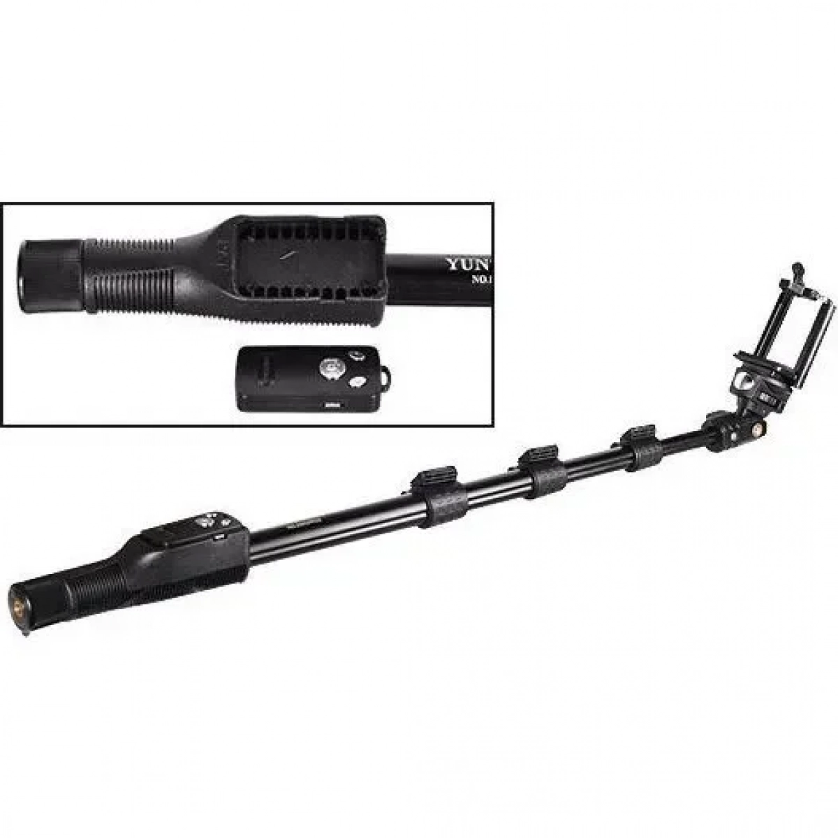 Monopod With Bluetooth And Wireless Remote (YT-1288) Μαύρο