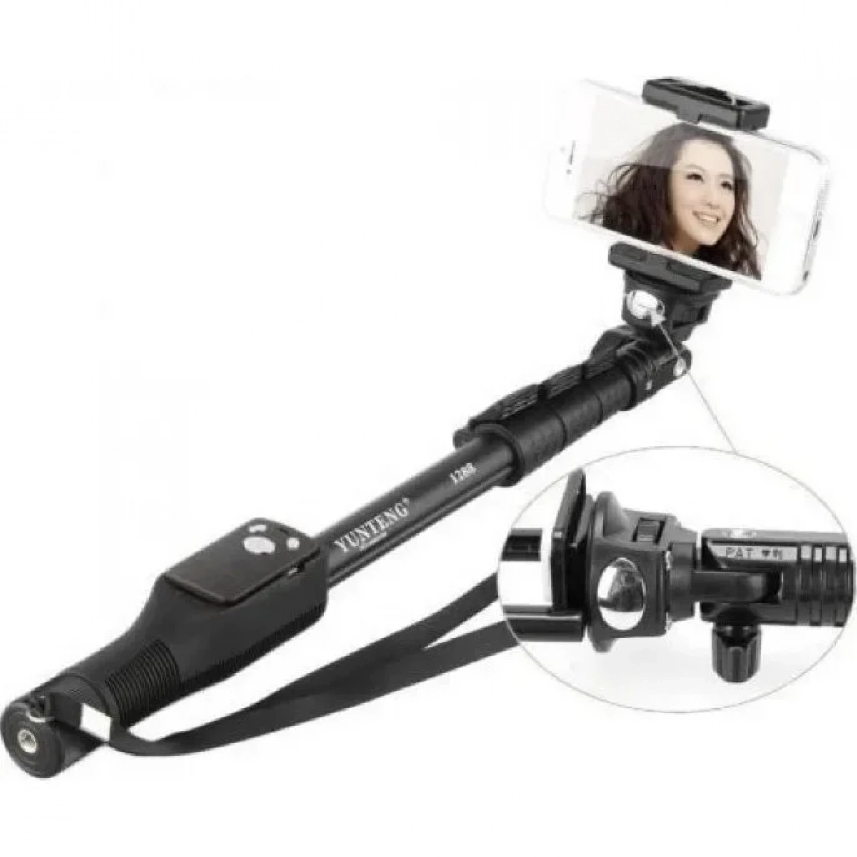 Monopod With Bluetooth And Wireless Remote (YT-1288) Μαύρο