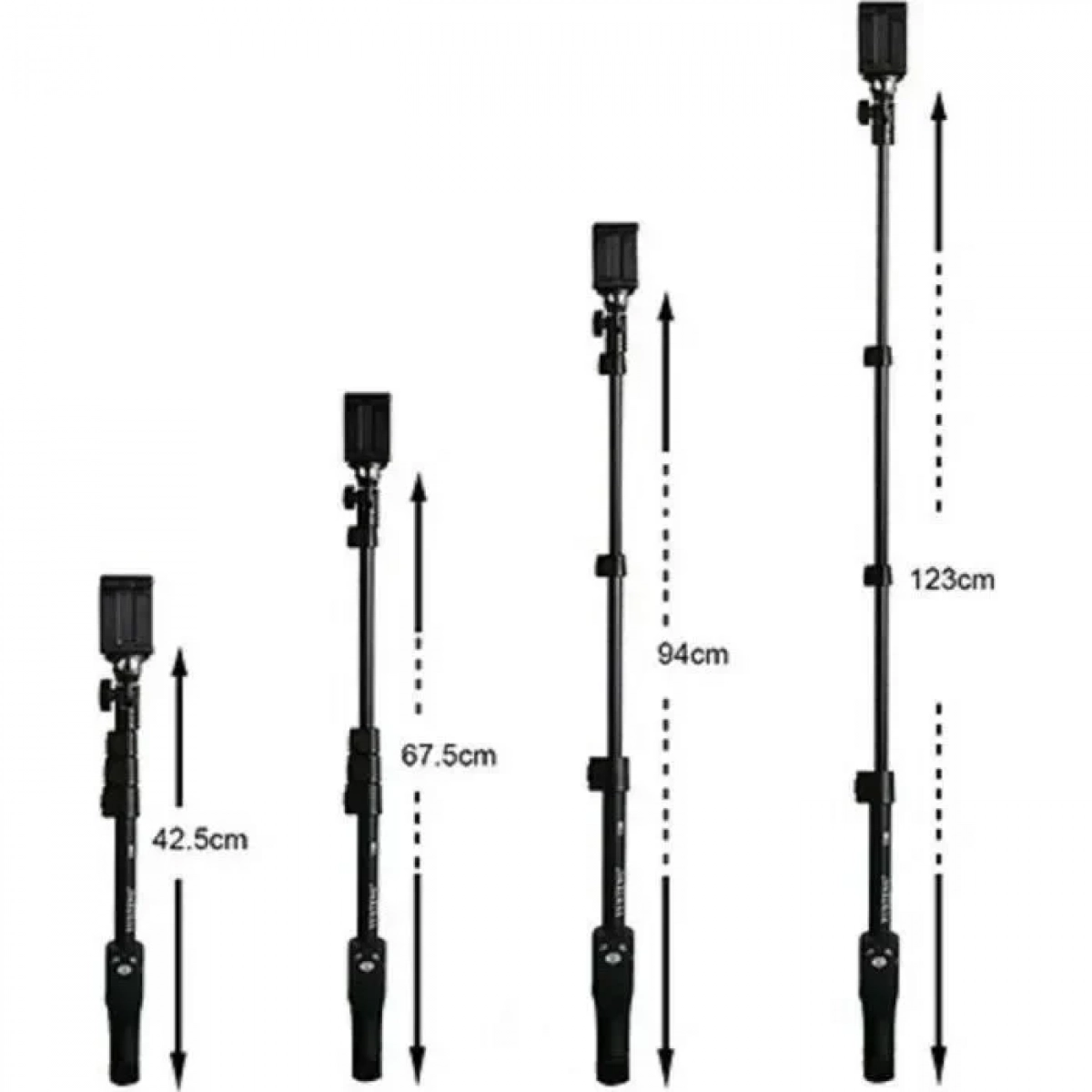 Monopod With Bluetooth And Wireless Remote (YT-1288) Μαύρο