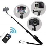 Monopod With Bluetooth And Wireless Remote (YT-1288) Μαύρο