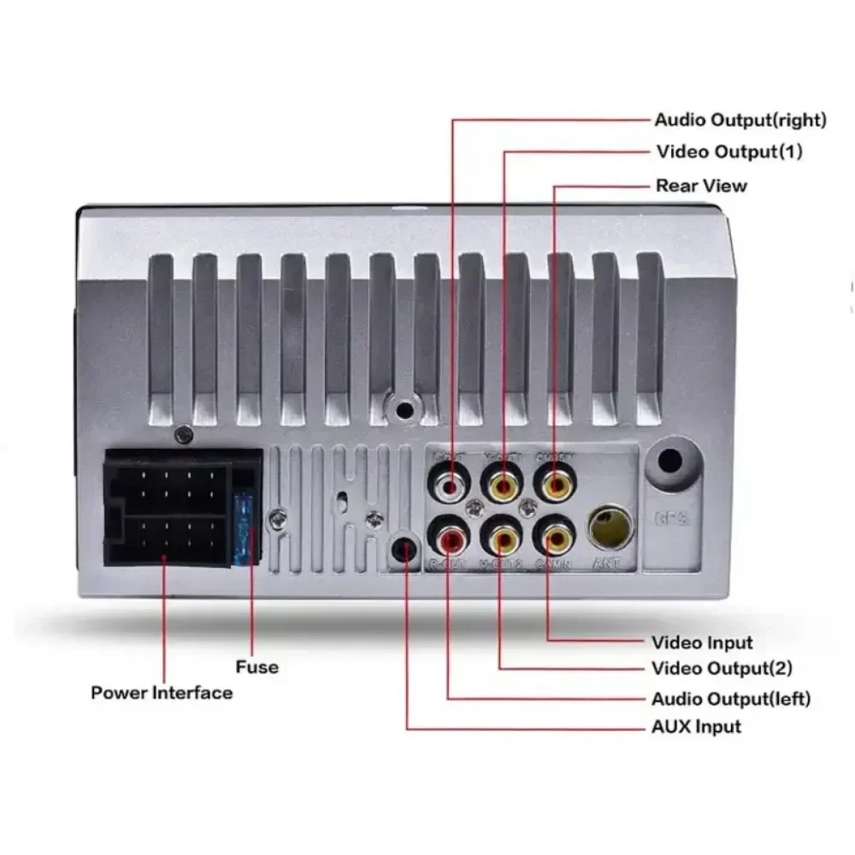 Multimedia Ηχοσύστημα Αυτοκινήτου με Οθόνη Αφής 7" 2 DIN USB, SD, Bluetooth, AUX, Τηλεχειριστήριο 7018B, 4 x 60W - Photo10