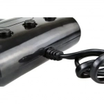 3 In 1 Car Lighter Socket 2-Port USB Charger Adapter With Switch - λευκός