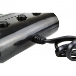 3 In 1 Car Lighter Socket 2-Port USB Charger Adapter With Switch - μαύρος