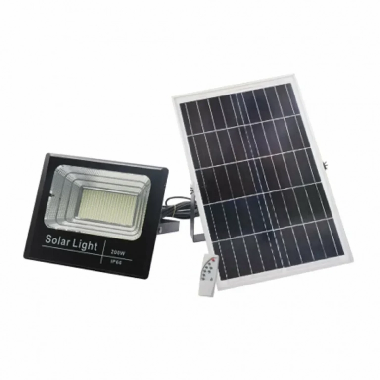 JORTAN IP66 200W Ηλιακός Προβολέας Led