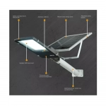 Led Ηλιακό Πάνελ 200W με Αισθητήρα