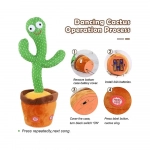 Cactus Plush Toy Shaking Dancing