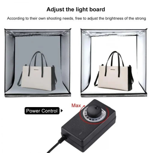 Μίνι αναδιπλούμενο στούντιο φωτογράφισης Photo Box PULUZ 40x40cm με ενσωματωμένο LED