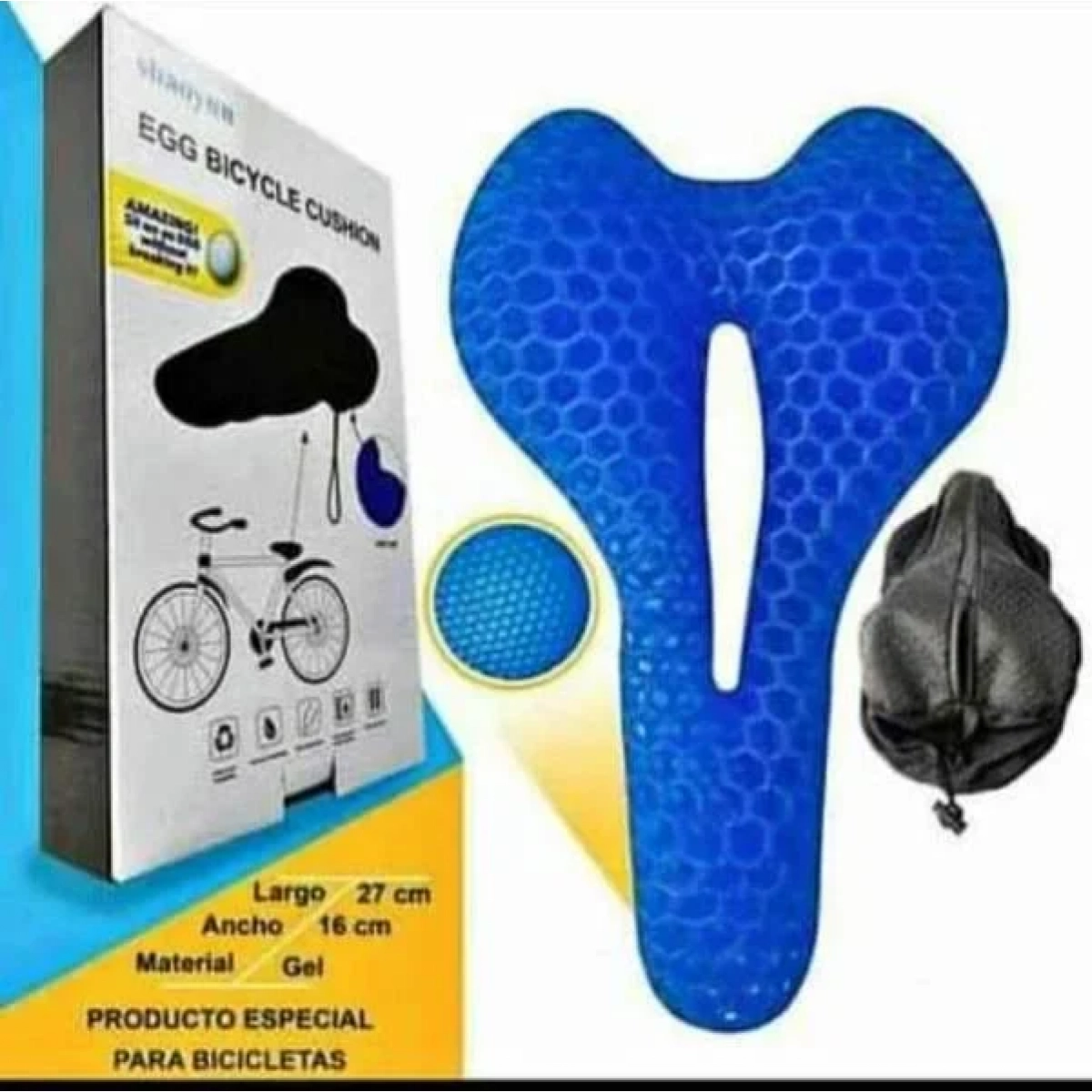 ΚΑΛΥΜΜΑ ΣΕΛΑΣ ΠΟΔΗΛΑΤΟΥ EGG BICYCLE CUSHION