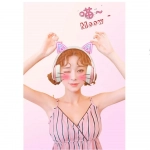 B39 Cat Ear Led Wireless Over Ear Ακουστικά Ροζ - Photo10