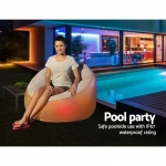 Bestway BW75086 Inflatable Chair, Outdoor Armchair with LED Lights