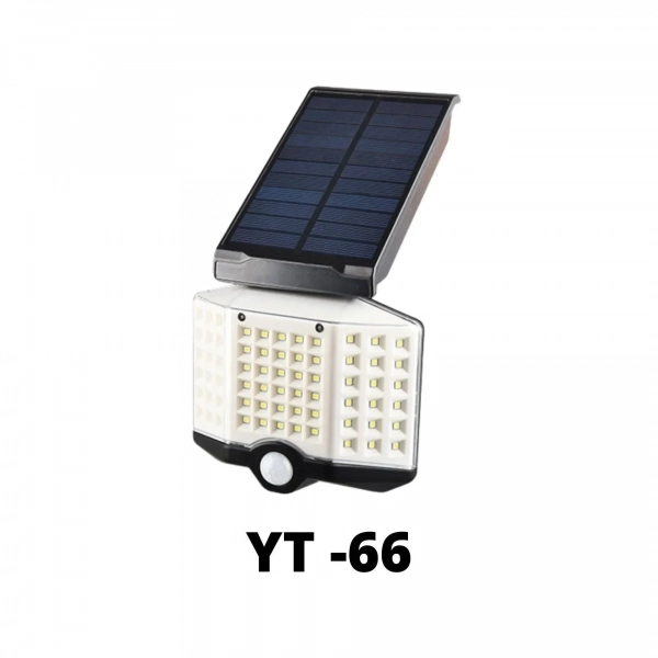 Ηλιακό Φωτιστικό 66 LED με Ανιχνευτή κίνησης OEM YT-66