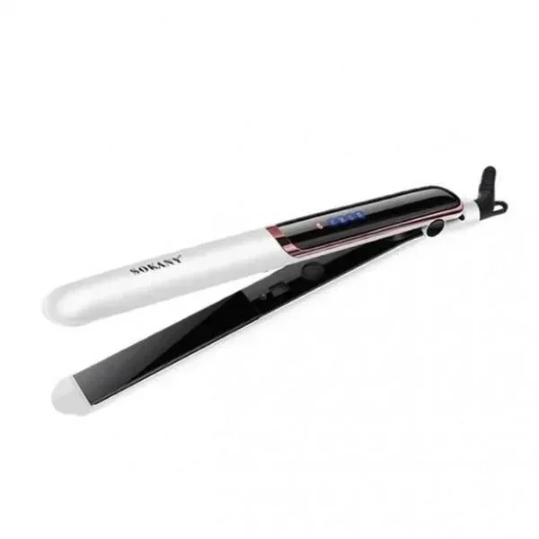 Sokany 955 Professional Hair Straightener, σε λευκό χρώμα