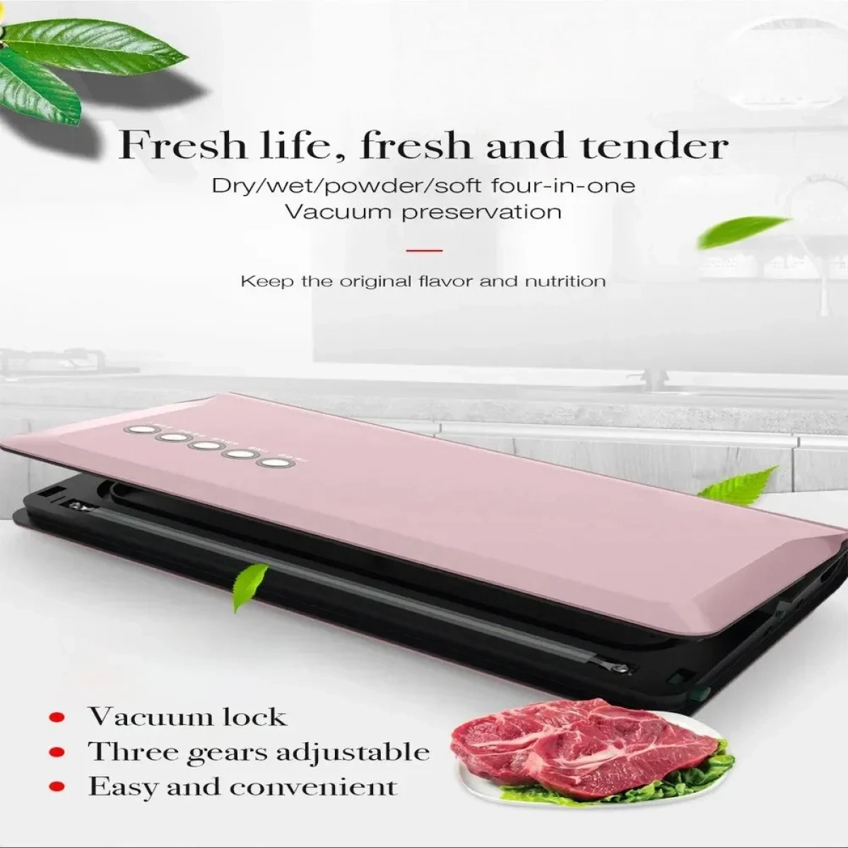 Home Vacuum Sealer DZ280-III πράσινο