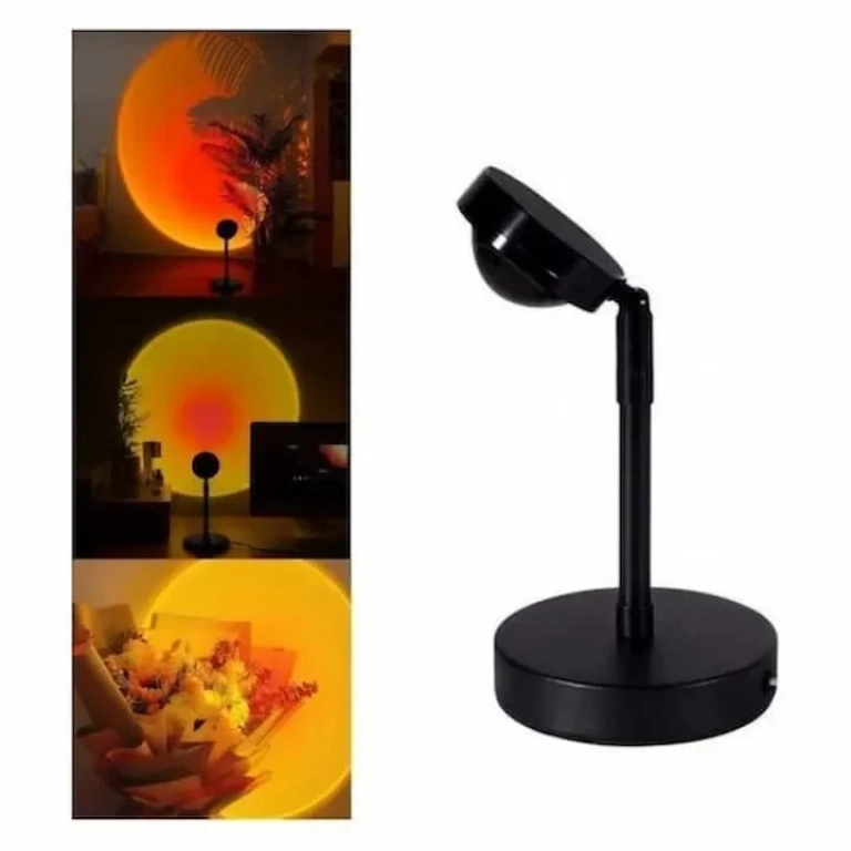Sunset Lamp Φωτιστικό Red Sunset Κόκκινο Ηλιοβασίλεμα YD-009