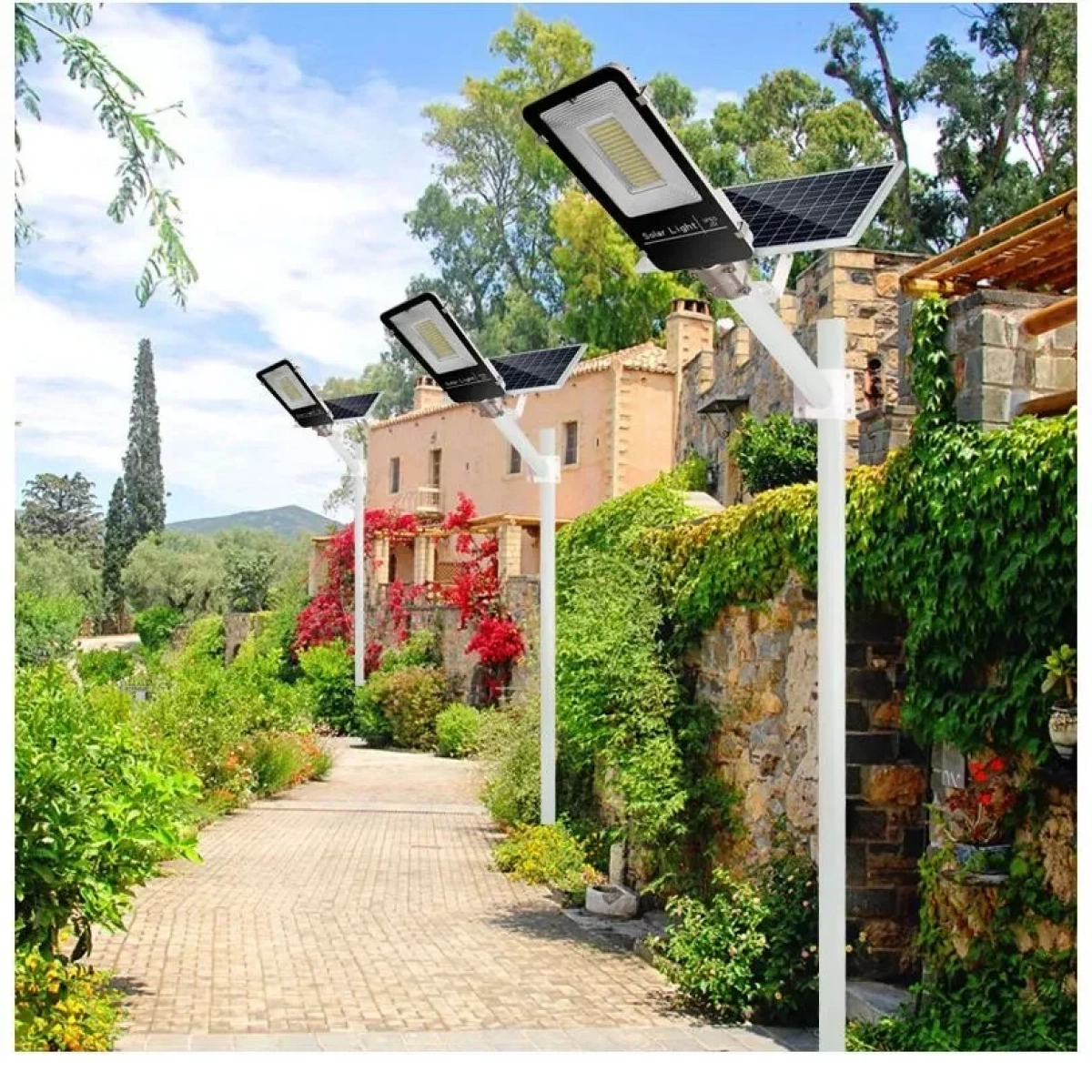 Ηλιακός προβολέας δρόμου -Solar street light JD-6120 120W