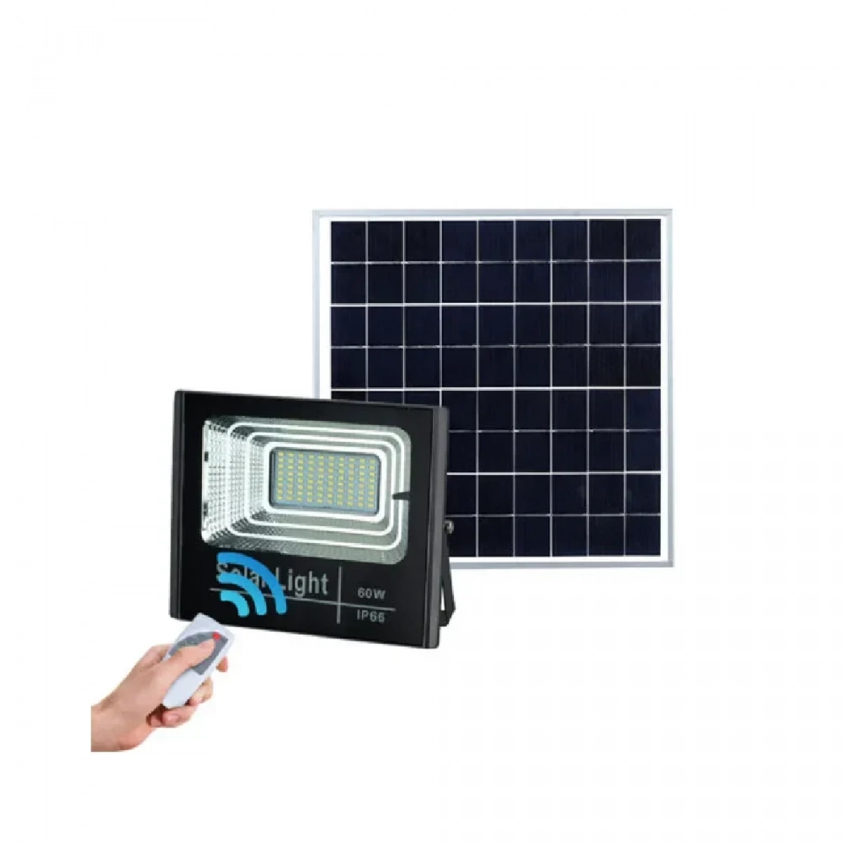 JORTAN IP66 60W LED Solar Flood Lamp