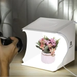 Puluz PU5137 Αναδιπλούμενο mini-studio 20cm με 6 σκηνικά + LED φωτισμό