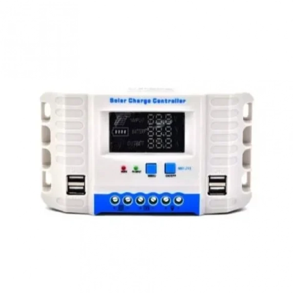 Ρυθμιστής Φόρτισης 10A 12/24V LCD MG-21L PWM - Γκρι