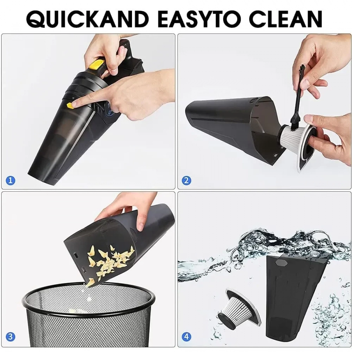 ΣΚΟΥΠΑΚΙ ΑΥΤΟΚΙΝΗΤΟΥ ΚΑΙ ΤΡΟΜΠΑ ΑΕΡΟΣ CARSUN DUAL USE VACUUM CLEANER AND AIRPUMP C1859-1