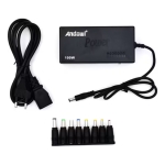 Universal Φορτιστής Laptop 100W Andowl Q-A24 - Μαύρο