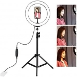 Video Light Kit Ring Light 26cm & Base 140cm 26cm