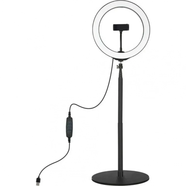 Video Light Kit Ring Light 26cm & Base 140cm 26cm