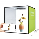 PULUZ PU5032G Αναδιπλούμενο Mini Photo Studio (30X30X30cm) Με 6 Σκηνικά και LED Φωτισμό - Green